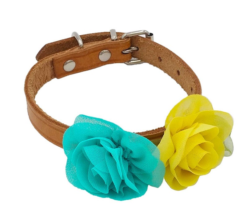 PET SHOW Dog Collar Charms Embellishment Rose Flower Accessories For Cat Puppy Collars Bowtie Valentine's Day Grooming Pack of 8 - Image 4